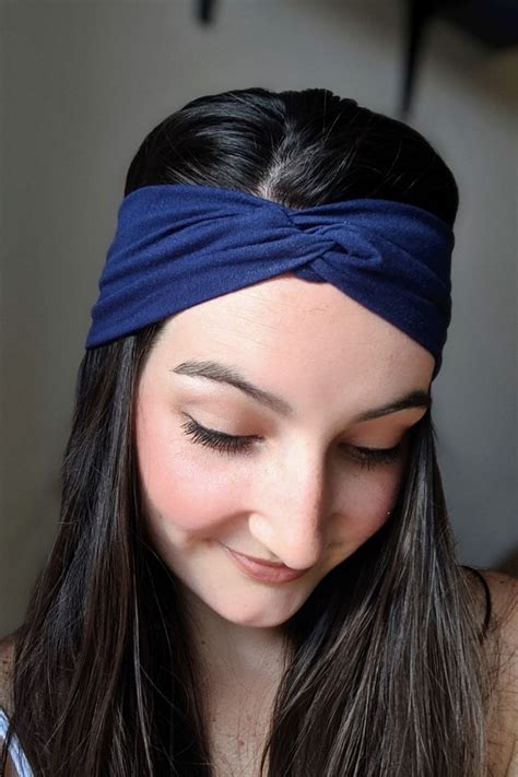 navy blue headbands|More.